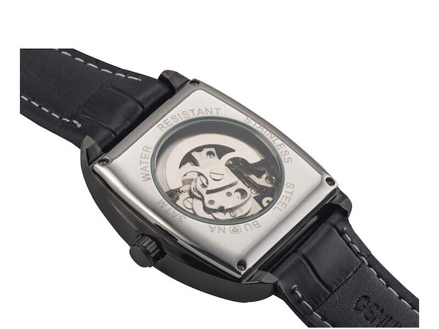 Buona rue de rivoli ii zwart automatisch herenhorloge - afbeelding 3 van  3