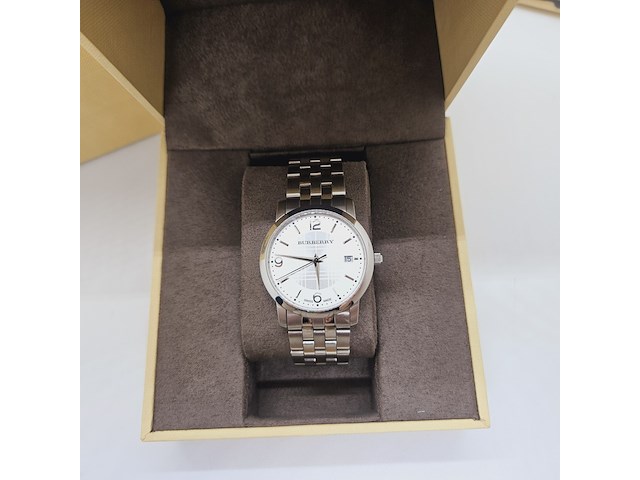 Burberry bu1308 herenhorloge - full set - afbeelding 1 van  10