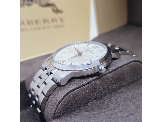 Burberry bu1308 herenhorloge - full set - afbeelding 6 van  10