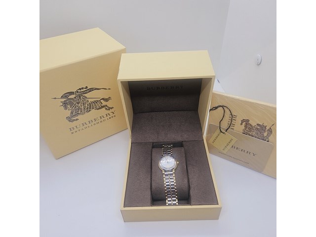 Burberry two tone dameshorloge - full set - afbeelding 3 van  10