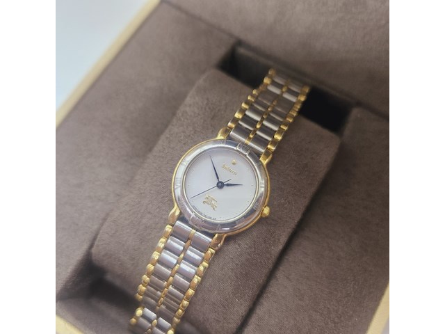 Burberry two tone dameshorloge - full set - afbeelding 4 van  10