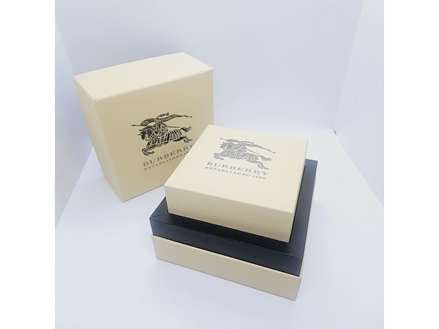 Burberry two tone dameshorloge - full set - afbeelding 10 van  10