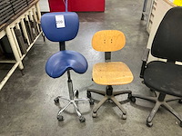 Bureau- en werkplaatsstoel (3x) - afbeelding 2 van  6