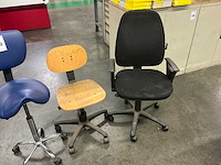 Bureau- en werkplaatsstoel (3x) - afbeelding 3 van  6