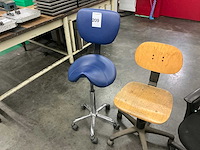 Bureau- en werkplaatsstoel (3x) - afbeelding 5 van  6