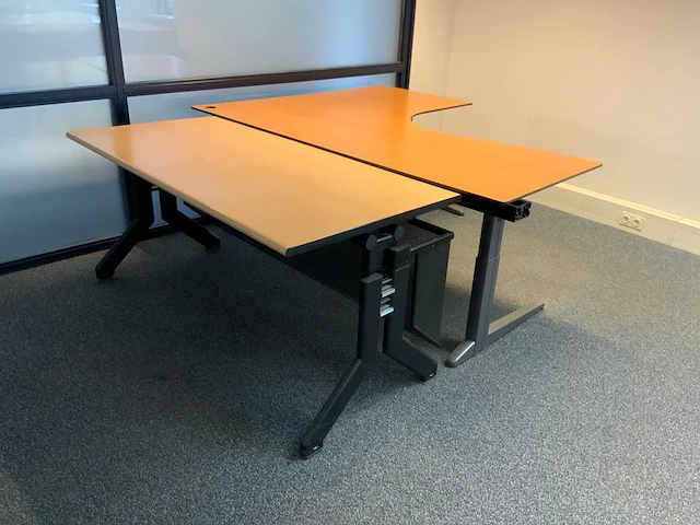 Bureau 160x80 / 200x160 cm (2x) - afbeelding 3 van  7