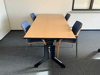 Bureau 200x100 - 200x100/80 - 180x50 cm (4x) - afbeelding 4 van  14