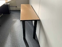 Bureau 200x100 - 200x100/80 - 180x50 cm (4x) - afbeelding 8 van  14