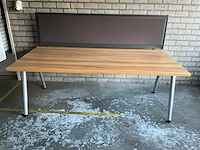 Bureau 200x100cm v.v. akoestisch scherm - afbeelding 1 van  3