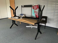 Bureau 200x100x80/75 cm (2x)