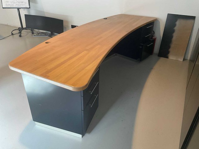 Bureau 273x80x75cm - afbeelding 4 van  6