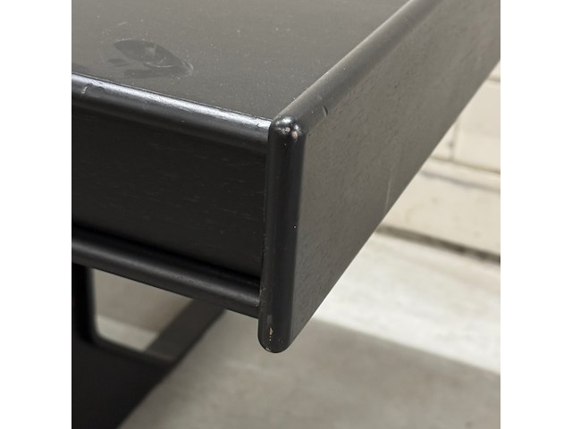 Bureau, bernini, 530, zwart, design by gianfranco frattini - afbeelding 2 van  17