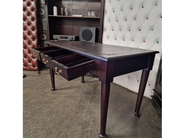 Bureau chesterfield, engels, mahonie - afbeelding 1 van  4