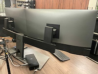 Bureau + dell 27” schermen + bureaustoel - afbeelding 4 van  8