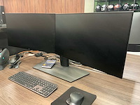 Bureau + dell 27” schermen + bureaustoel - afbeelding 6 van  8