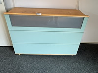 Bureau en 2x ladenkast - afbeelding 1 van  5
