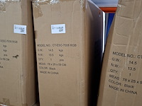 Bureau-/gamestoel met rgb verlichting, zwart - afbeelding 3 van  3