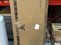 Bureau l-vormig miadomodo, cptsh014, bruin/zwart - afbeelding 2 van  3