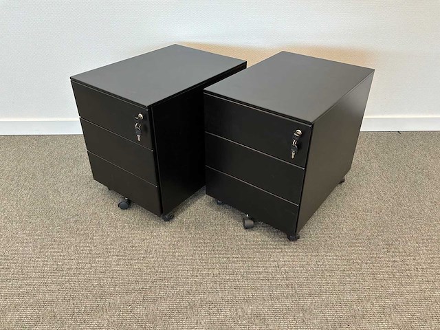 Bureau ladenkast (2x) - afbeelding 1 van  5