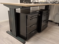 Bureau met 2x ladeblok - afbeelding 3 van  6