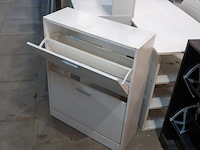 Bureau met stoel, toilettafel met kruk & schoenenkast - afbeelding 2 van  9