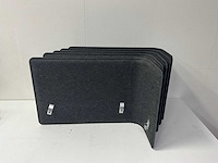 Bureau scheidingswand 80x55,5 cm (5x) - afbeelding 1 van  5