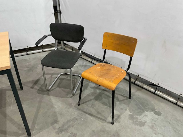 Bureau tafel en stoelen - afbeelding 4 van  6