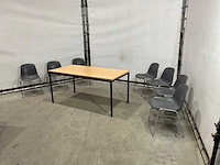 Bureau tafel en stoelen - afbeelding 1 van  7