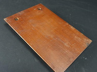 Bureauklapper met versierde verzilverde bovenklep - afbeelding 5 van  5