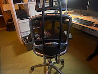 Bureauopstelling + bureau-, en conf. stoelen, volkorn blad en zwart, 2020 - afbeelding 10 van  10