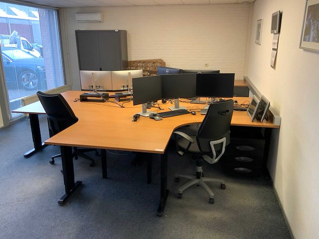 Bureauopstelling incl. stoelen (4x) - afbeelding 2 van  5