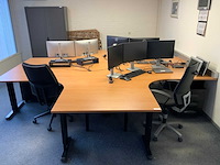 Bureauopstelling incl. stoelen (4x) - afbeelding 3 van  5