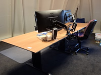 Bureauopstelling met 2x monitor - afbeelding 2 van  8