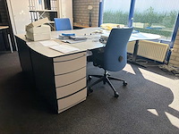Bureauopstelling met bureaustoel (2x) - afbeelding 2 van  8