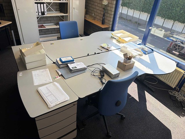 Bureauopstelling met bureaustoel (2x) - afbeelding 3 van  8