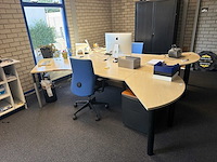 Bureauopstelling met bureaustoel (2x) - afbeelding 2 van  4