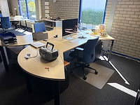 Bureauopstelling met bureaustoel (2x) - afbeelding 4 van  4