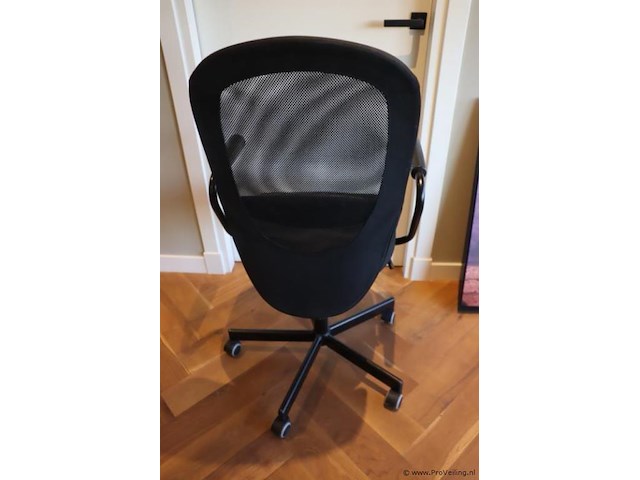 Bureaustoel - zwart gestoffeerd - afbeelding 5 van  5