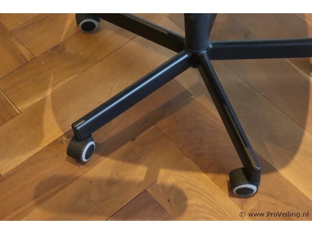 Bureaustoel - zwart gestoffeerd - afbeelding 5 van  5