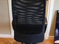 Bureaustoel - zwart gestoffeerd - afbeelding 3 van  5