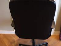 Bureaustoel - zwart (skai) leder - afbeelding 3 van  5