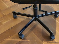 Bureaustoel - zwart (skai) leder - afbeelding 5 van  5