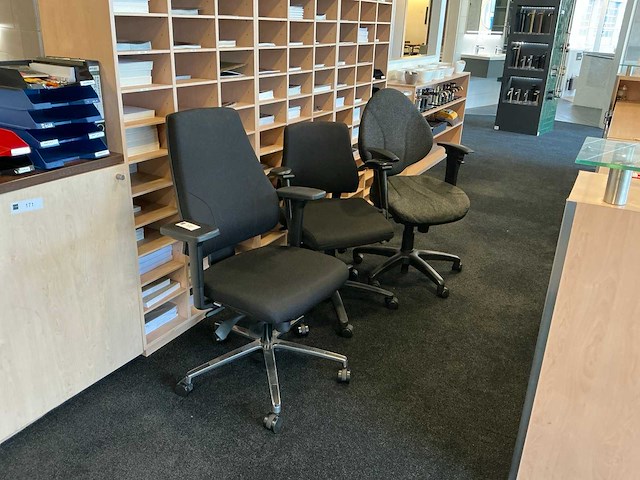 Bureaustoel (3x) - afbeelding 1 van  6