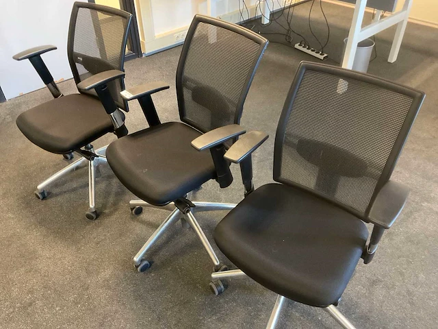 Bureaustoel (3x) - afbeelding 1 van  3