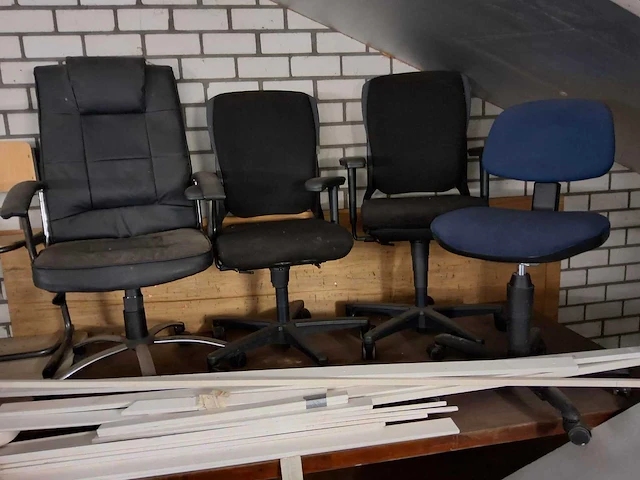 Bureaustoel (4x) - afbeelding 1 van  2