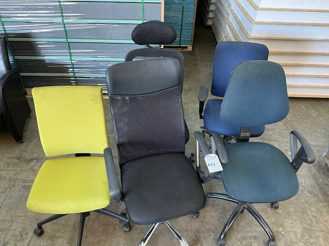 Bureaustoel (5x) - afbeelding 3 van  3