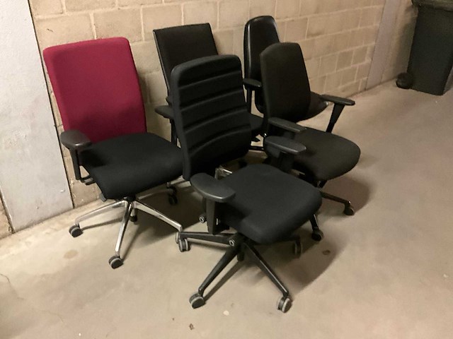 Bureaustoel (5x) - afbeelding 1 van  2