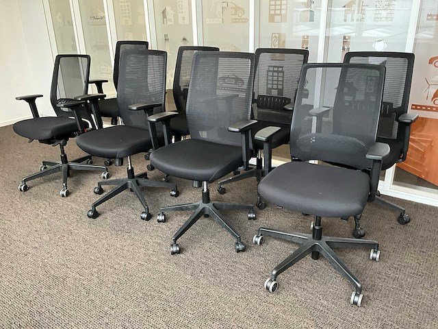 Bureaustoel (8x) - afbeelding 1 van  4