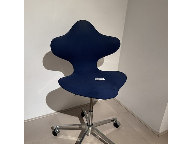 Bureaustoel, blauw - afbeelding 2 van  6