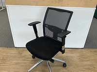 Bureaustoel chroom (4x) - afbeelding 2 van  4